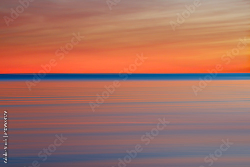 Colorful Ocean at Sunset in Chatham, Cape Cod