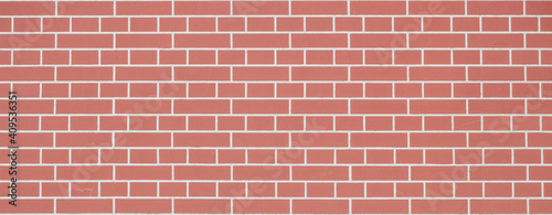 brick wall of red color background