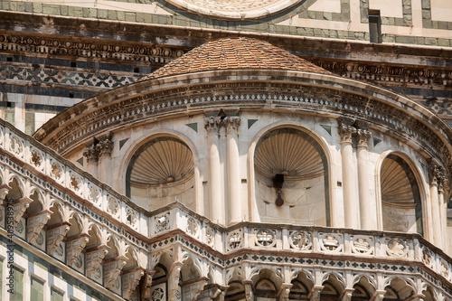 Exterior detail Il Duomo Cathedral, Florence © Steve Lovegrove