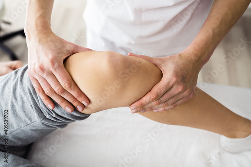 Knee Joint Sports Rehab Massage
