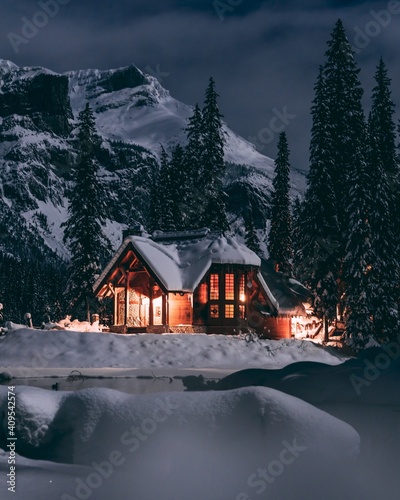Photography house in the mountains