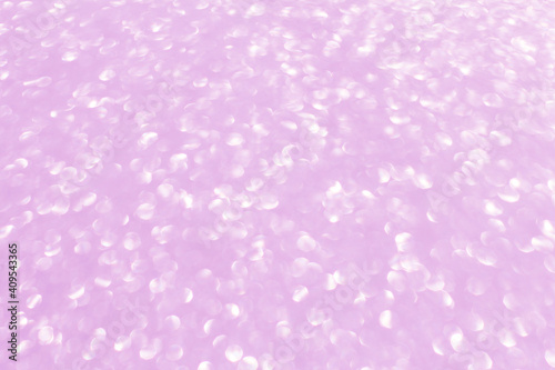 Purple and violet glitter bokeh circle glow blurred and blur abstract. Glittering shimmer bright luxury . White and silver glisten twinkle for texture wallpaper and background backdrop. 