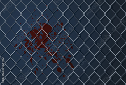 Chain link fence