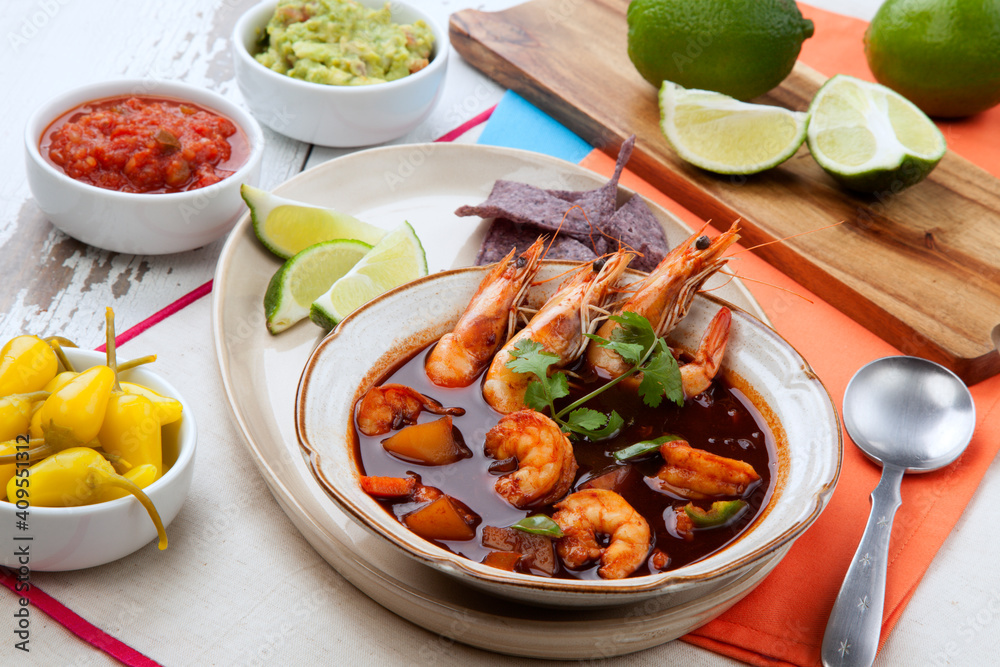 Mexican Shrimp Soup - Caldo de Camaron