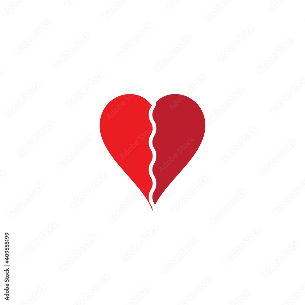 Fototapeta premium Heart Logo Template vector