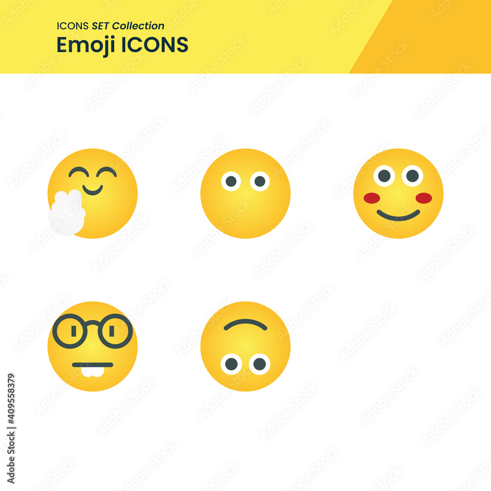 Illustration icons set of emoji peace, kid, smile and many more. perfect use for web pattern design etc. Illustration icons set of emoji peace, kid, smile and many more. perfect use for web pattern design etc.
