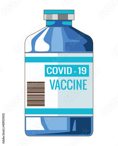covid19 virus vaccine vial medicine icon