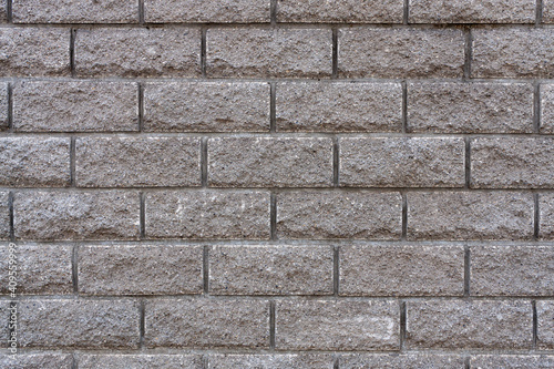 石のブロックの塀