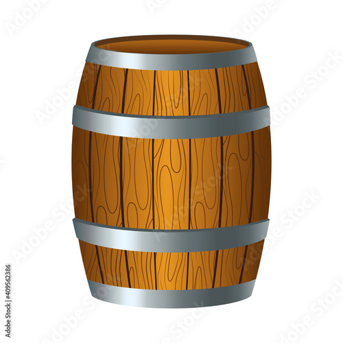 wooden beer barrel st patrick icon