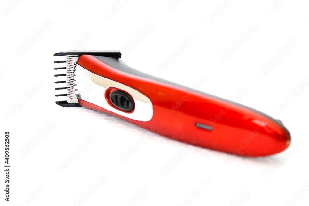 hair trimmer with razor blade isolated on white background hair trimmer with razor blade isolated on white background