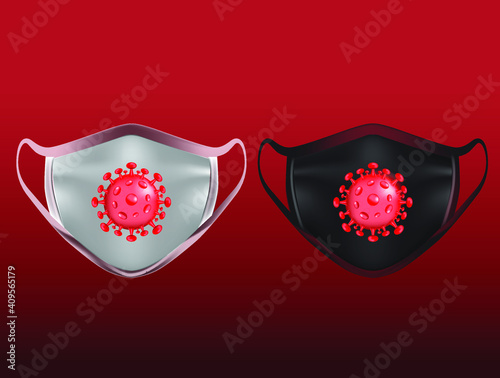 Coronavirus Lockdown symbol. Corona virus pandemic puts countries on lock down. Lock down concept for virus outbreak corona virus Lock down logo design vector 