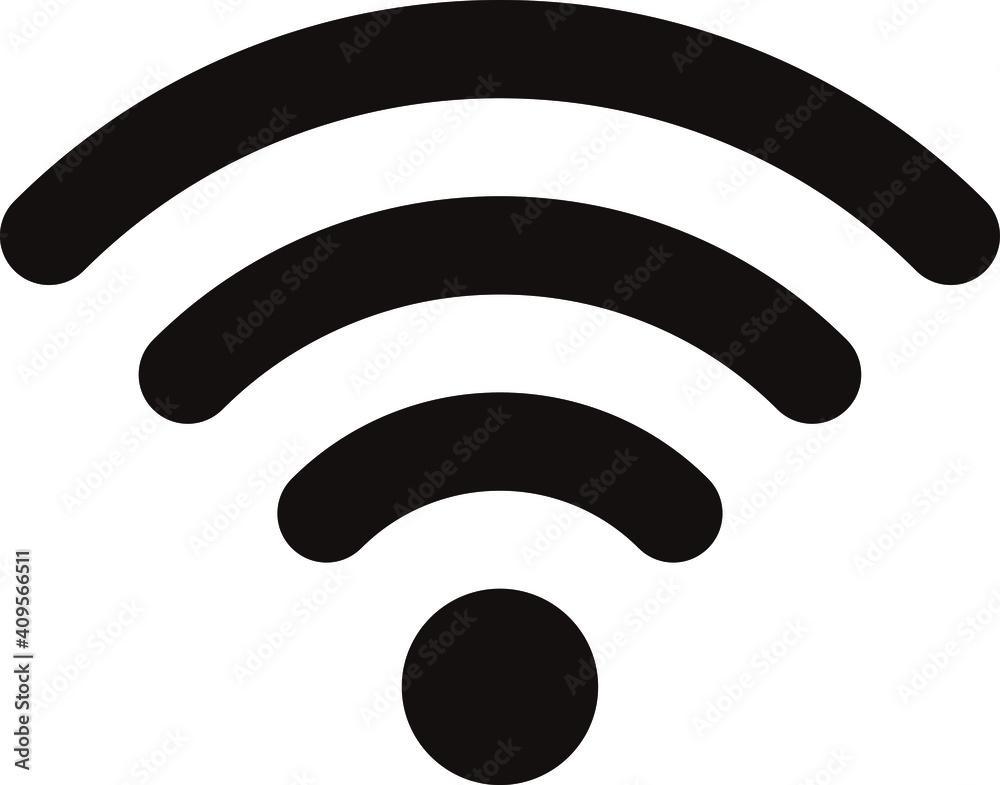 Wifi icon for interface design. Vector wlan access, wireless wifi hotspot signal sign, icon, symbol. Wifi icon for interface design. Vector wlan access, wireless wifi hotspot signal sign, icon, symbol.