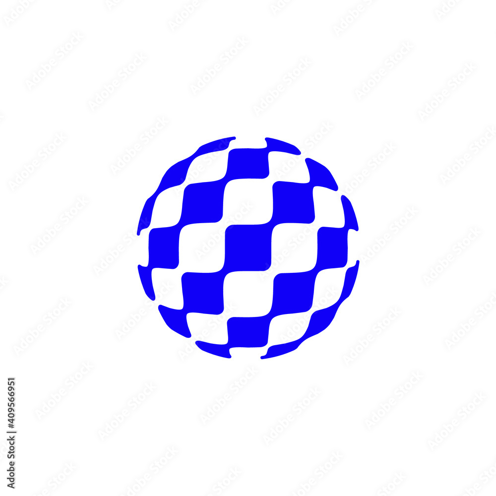 Circle Tech Square Connection logo design