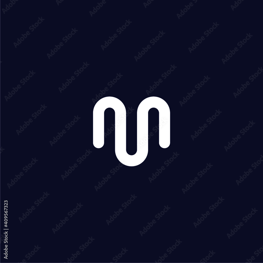 Simple U M letter logo design Simple U M letter logo design