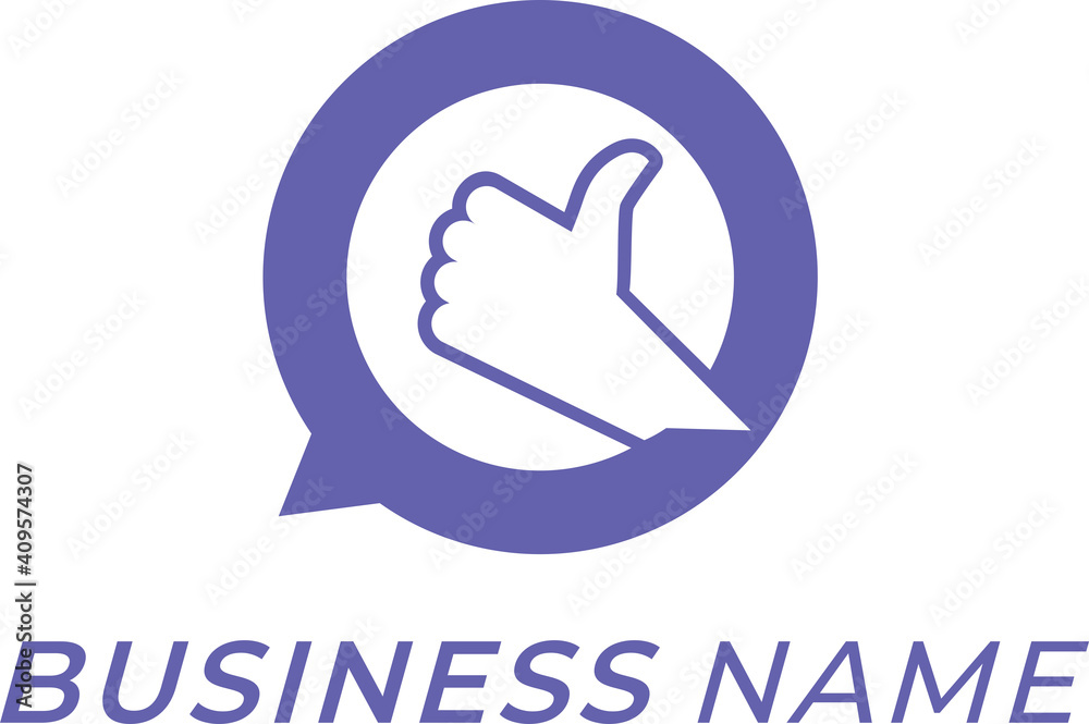 design logo creative bubble chat and like design logo creative bubble chat and like