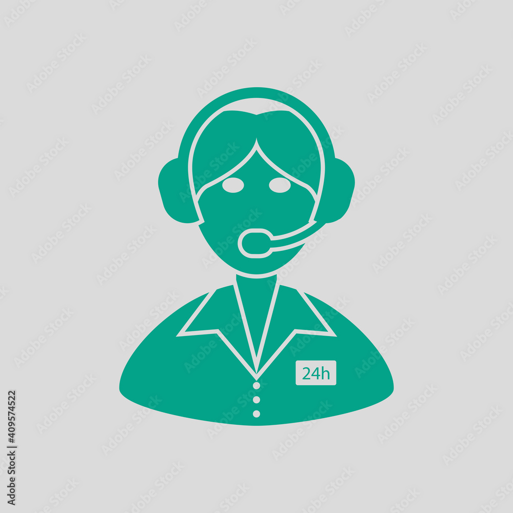 24 Hour Operator Icon 24 Hour Operator Icon