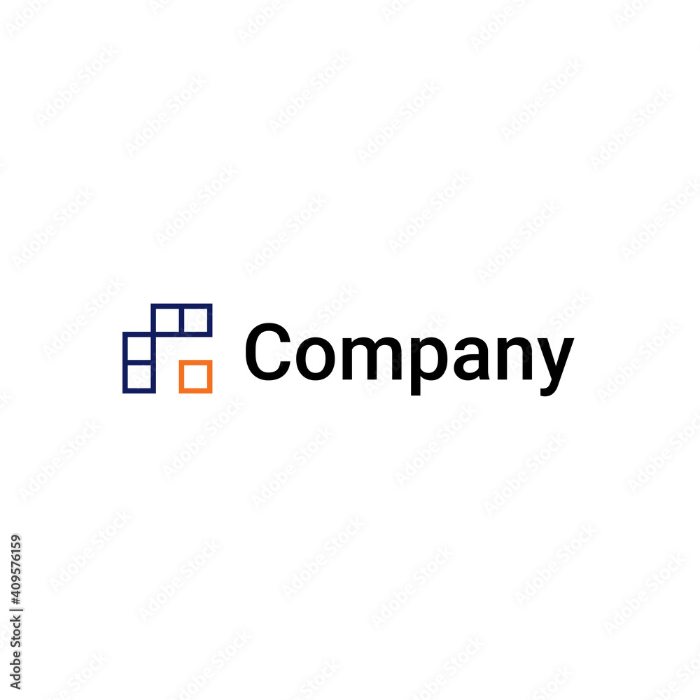Simple F logo for company. isolated on white background Simple F logo for company. isolated on white background