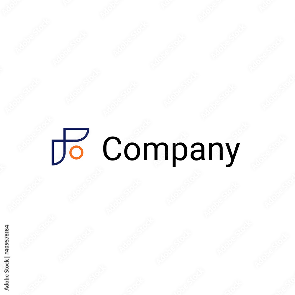 Simple F logo for company. isolated on white background Simple F logo for company. isolated on white background