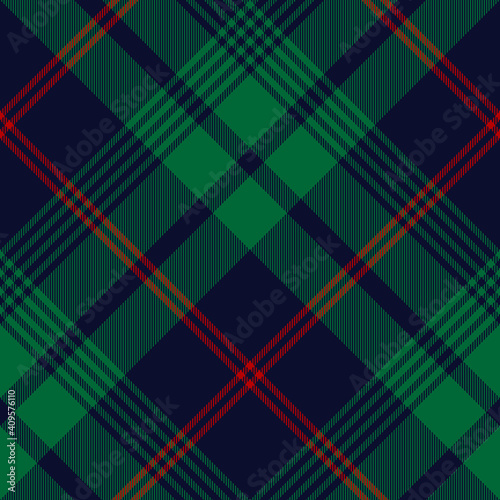 Plaid pattern Christmas flannel in red  green  blue. Seamless textured dark check plaid graphic for shirt  skirt  blanket  duvet cover  throw  other modern holiday fashion textile print.