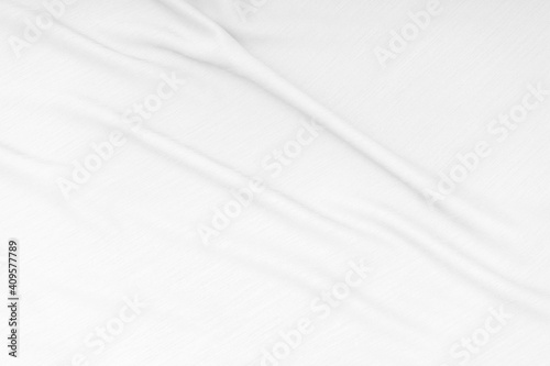 Fototapeta Naklejka Na Ścianę i Meble -  White fabric texture background. Soft image.