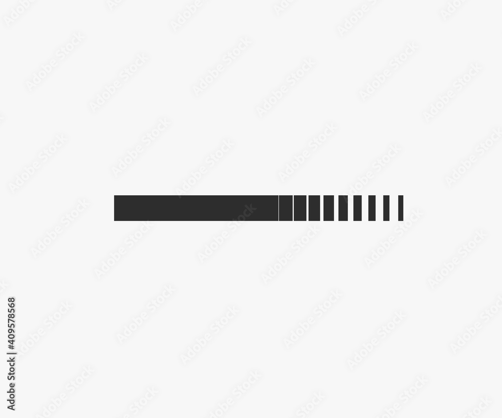 Loading Bar Vector Flat Icon. vector illustrator Loading Bar Vector Flat Icon. vector illustrator