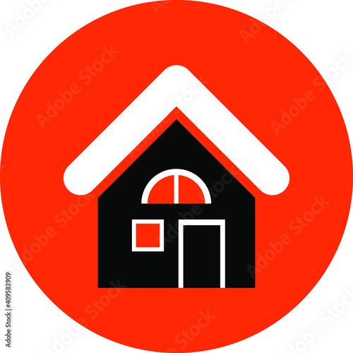 Home Icon. Real Estate, house, stay home icon.