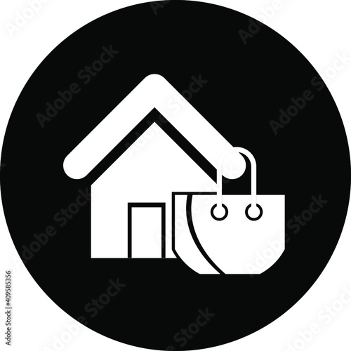 Fashion Shop Icon. Dress, cloth, baby fashion, ladies fashion shop icon.