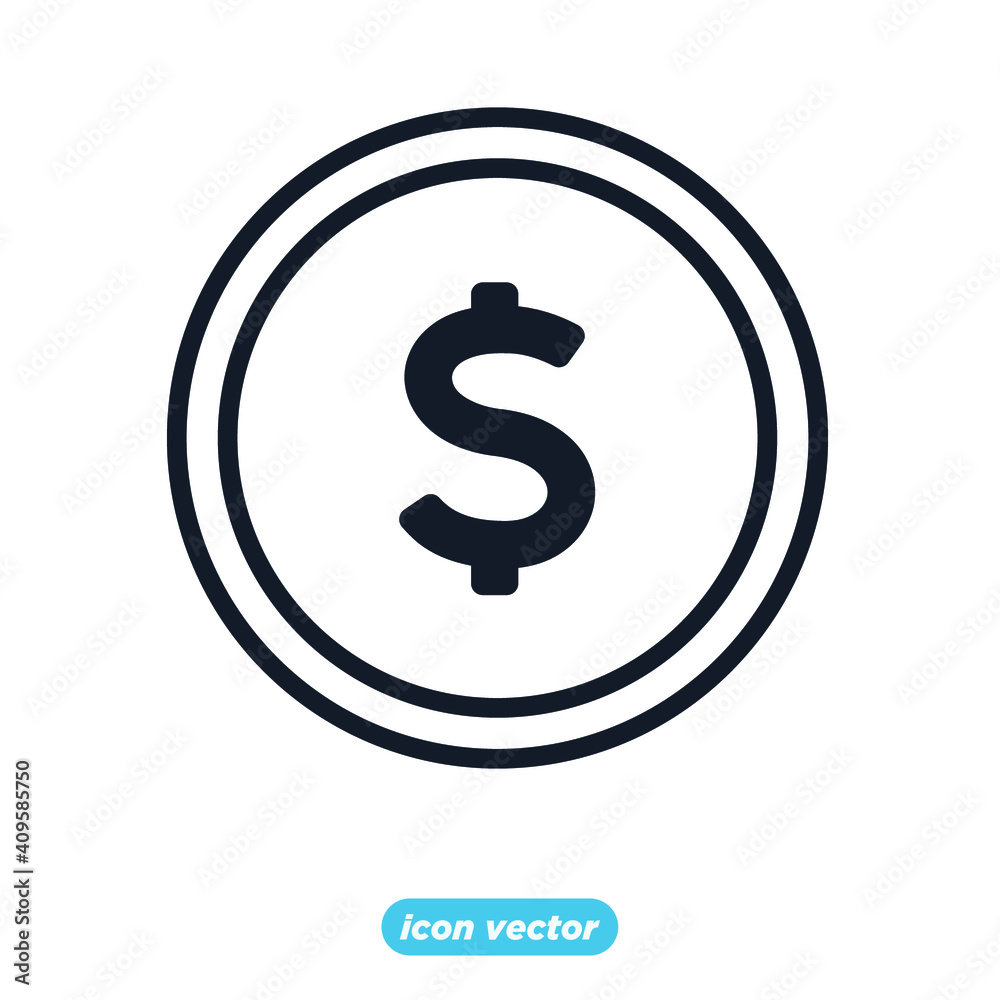 coin Related Vector Icon. Money symbol vector illustration coin Related Vector Icon. Money symbol vector illustration