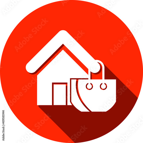 Fashion Shop Icon. Dress, cloth, baby fashion, ladies fashion shop icon.