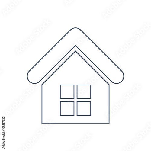 Home Icon. Real Estate, house, stay home icon.