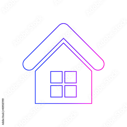 Home Icon. Real Estate, house, stay home icon.