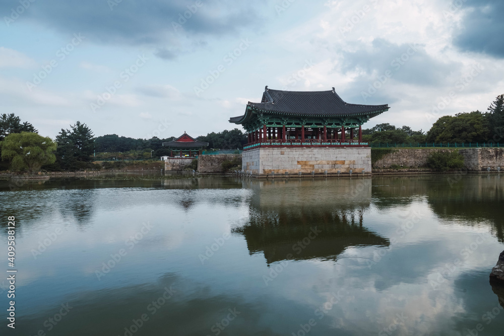 Fototapeta premium Anapji Pond at Gyeongju, South Korea