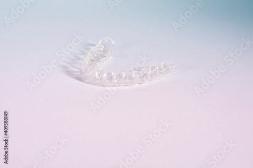 orthodontic splint close up