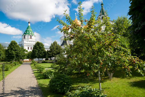 The architectural ensemble of the Holy Trinity Ipatiev Monastery. Ipatiev monastery in the Western part of Kostroma on the banks of the same river near its confluence with the Volga. Kostroma, Russia