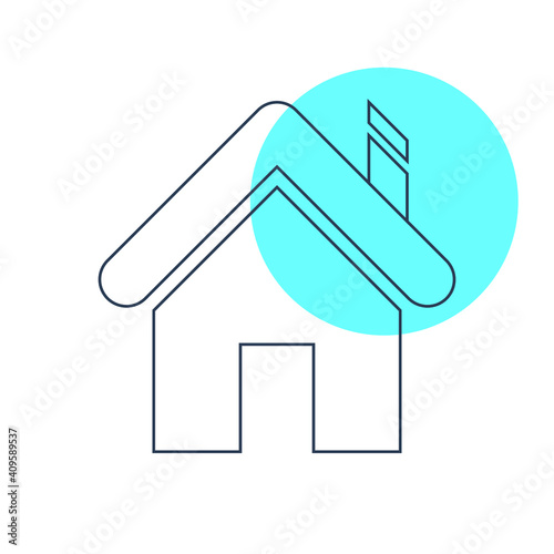 Home Icon. Real Estate, house, stay home icon.
