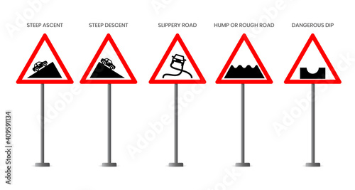 Traffic signs with their meanings
Traffic Signs. Cautionary signs
