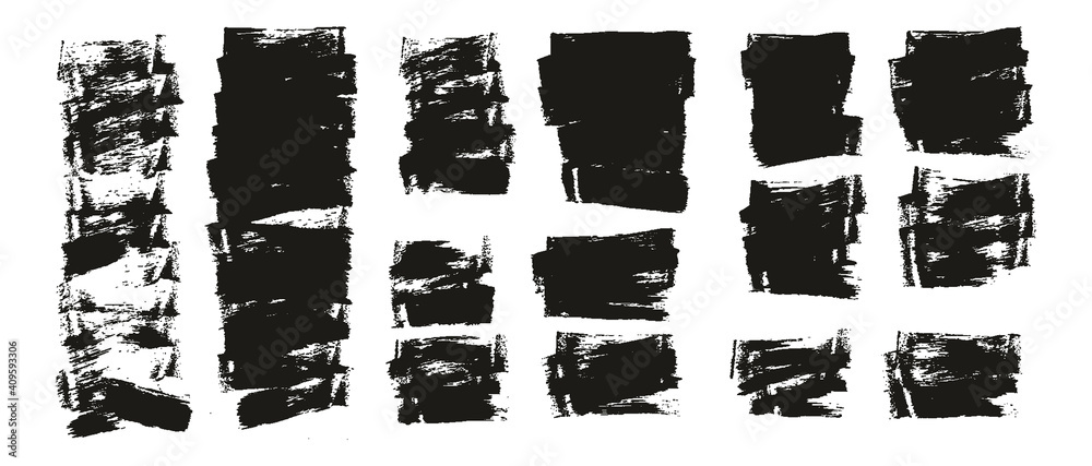 Flat Sponge Thin Artist Brush Short Background High Detail Abstract Vector Background Set Flat Sponge Thin Artist Brush Short Background High Detail Abstract Vector Background Set