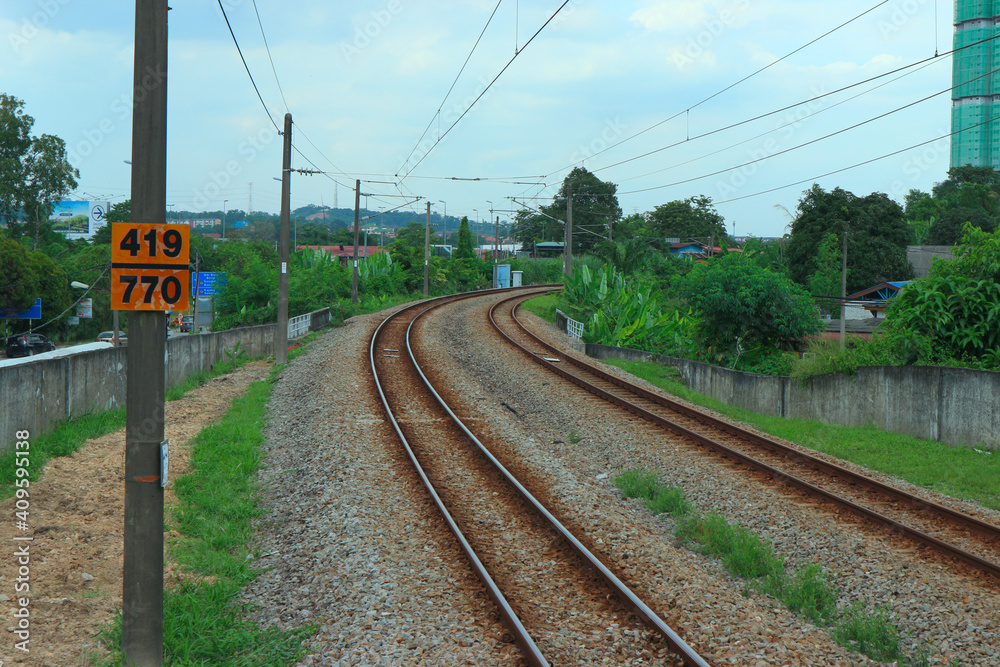 Fototapeta premium Asia Railway