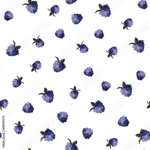 Berries vector pattern