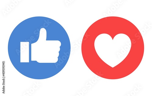Like And Love Icon 7 - Vector
