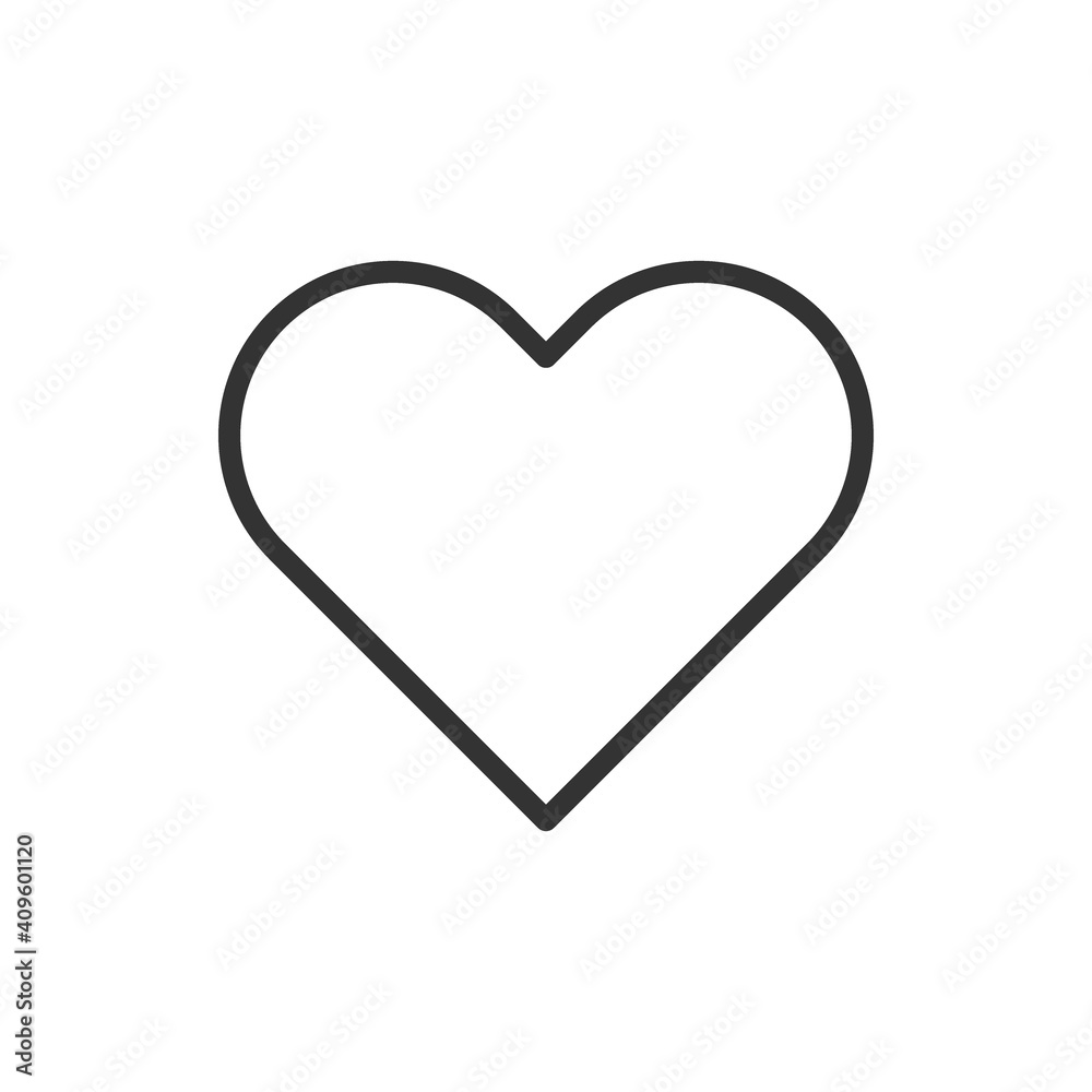 Heart Love Icon Or Logo Vector Illustration