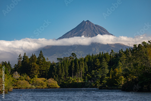 Mount Taranaki also known as Egmont is a dormant stratovolcano on the west coast of New Zealand's North Island. 