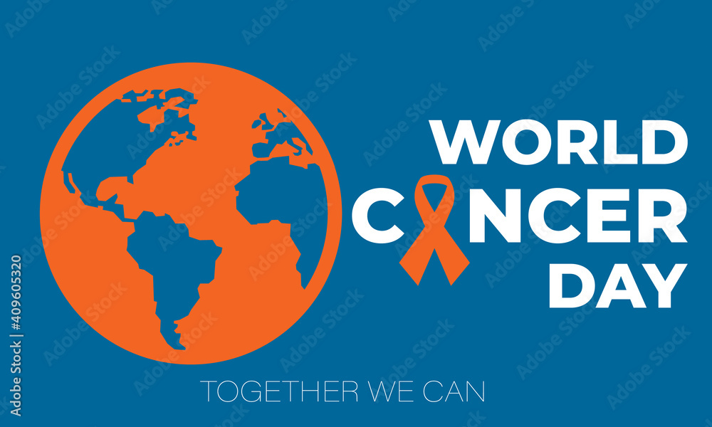 World Cancer Day celebrated each year on 4 February to raise awareness of cancer and to encourage its prevention, detection, and treatment. 
