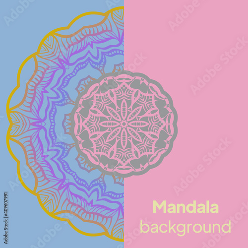 Mandala. Vintage decorative elements. Vector illustration
