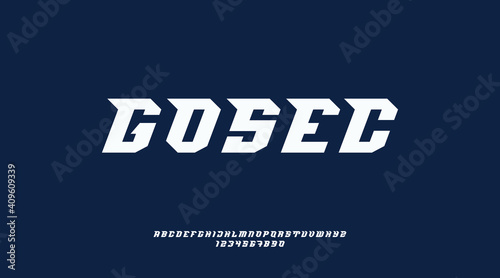 Modern sporty font, suitable for logo, logotype, monogram, flyer, poster
