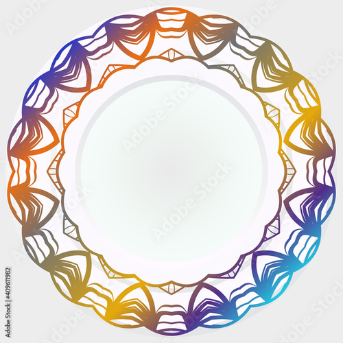 Floral mandala - the Sacred Vector illustration