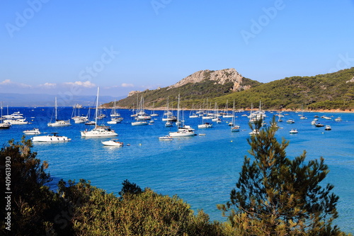 Obraz na płótnie Île de Porquerolles - Plage Notre-Dame w salonie