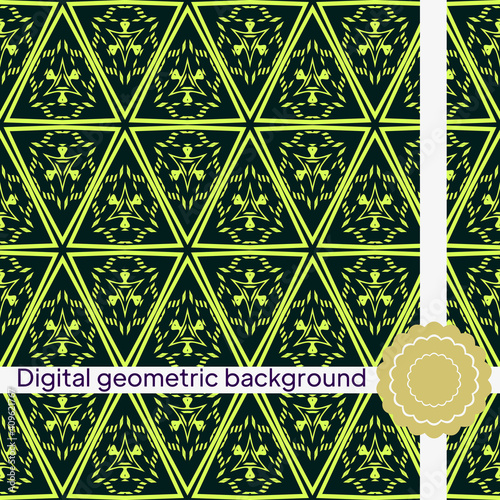 Modern stylish abstract texture. Repeating geometric tiles. Vector illustration
