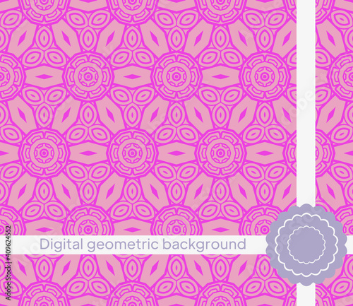 Vector seamless pattern, geometric background