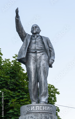 Lenin. Monument to Vladimir Ilyich Lenin. Kuvshinovo, Tver oblast. photo